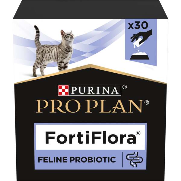 Purina Pro Plan Veterinary Diets FortiFlora Feline, All life stages, Matsm&auml;ltningsst&ouml;d, 30 x 1 g