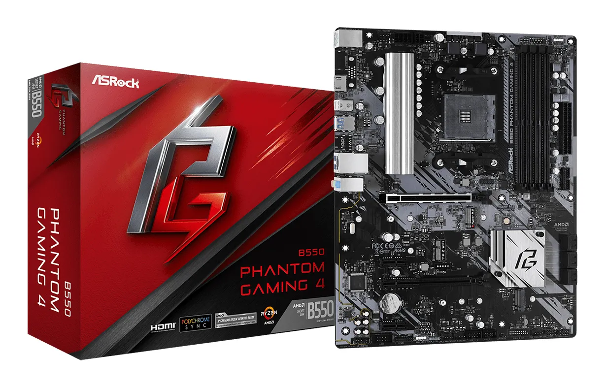 ASRock B550 Phantom Gaming 4 ATX - motherboard