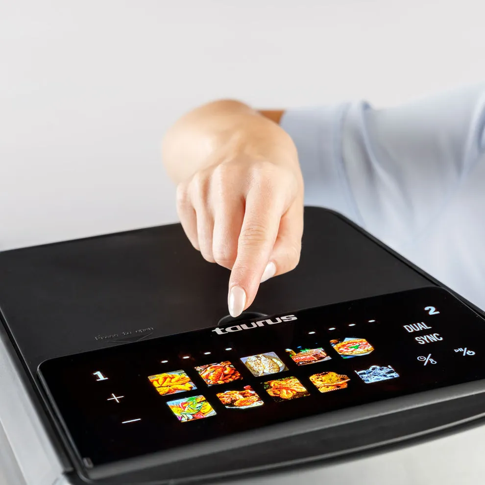 Taurus Air Duo Slim 973002000, 13 l, 2800 W, airfryer, musta