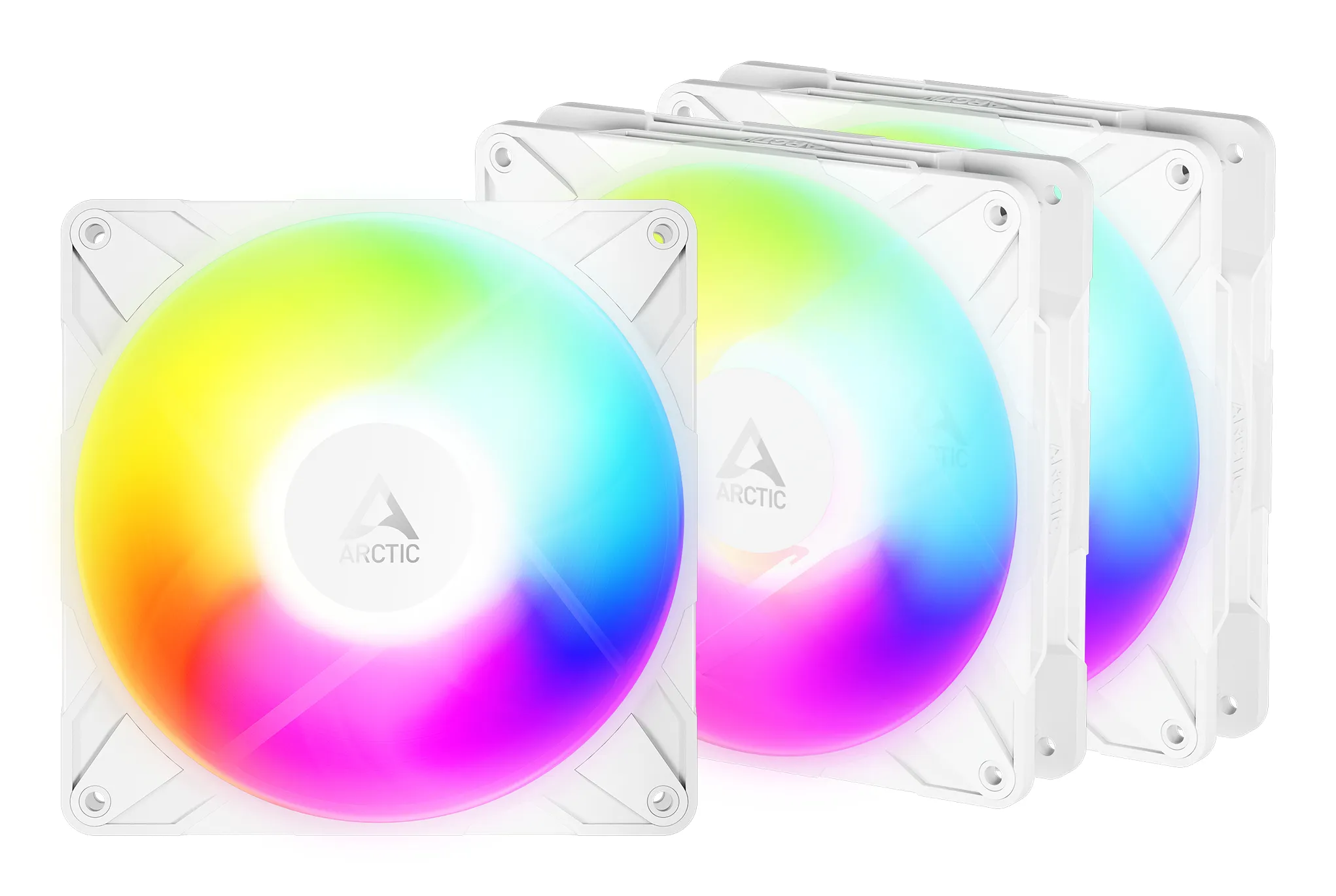 ARCTIC Freezer P14 Pro Reverse A-RGB Case Fan 140 mm White 3-pack