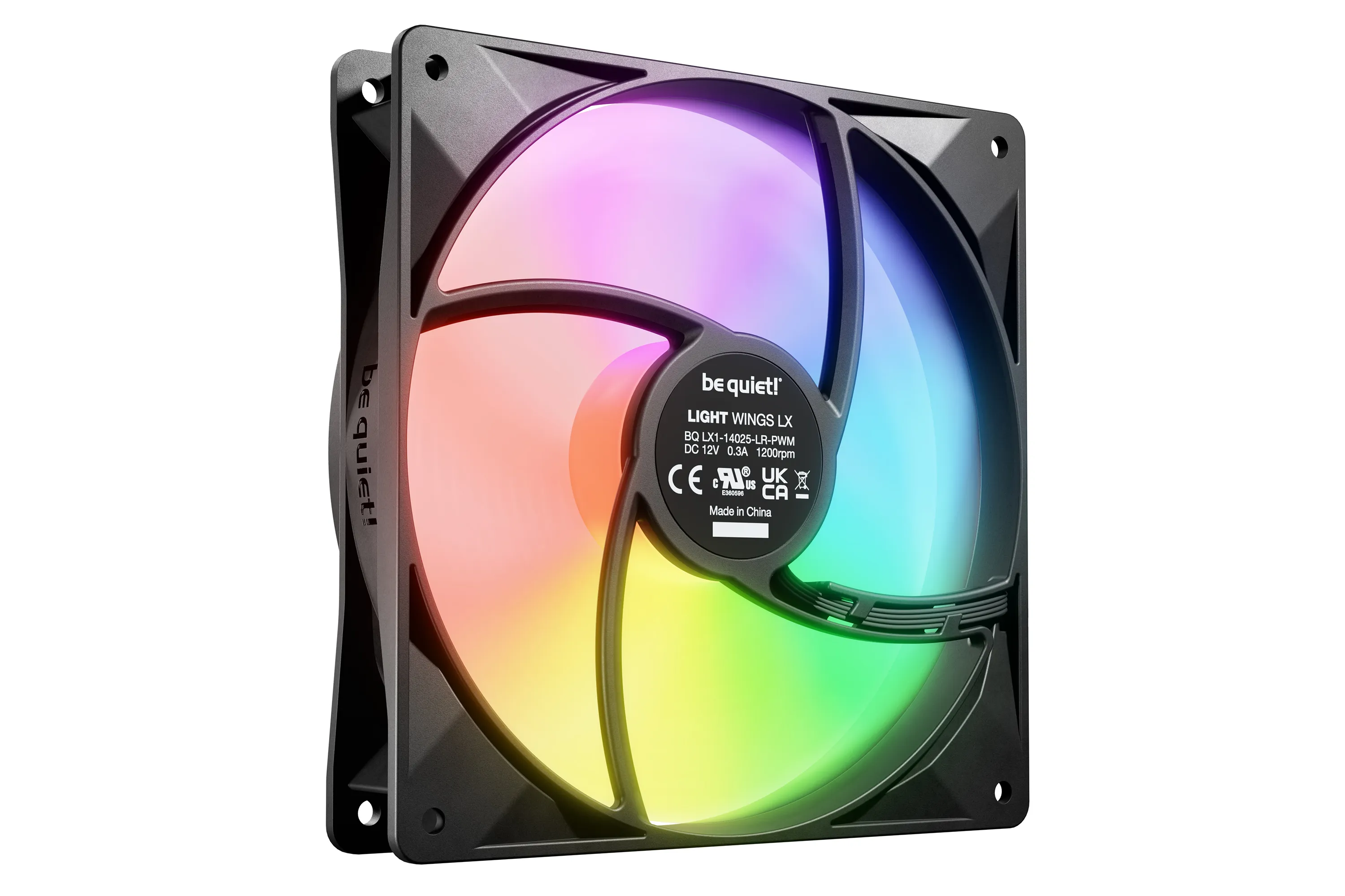 be quiet! Light Wings LX 140mm PWM - case fan, black