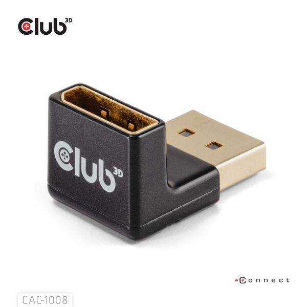 Club 3D DisplayPort - DisplayPort 1.4 4K 120Hz - adapter, Svart