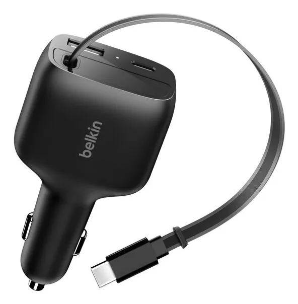 Belkin BoostCharge, 1 x USB-C, 75W - Car Charger, 0.75 m