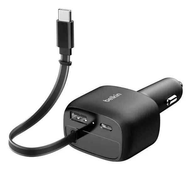 Belkin BoostCharge, 1 x USB-C, 75W - Car Charger, 0.75 m