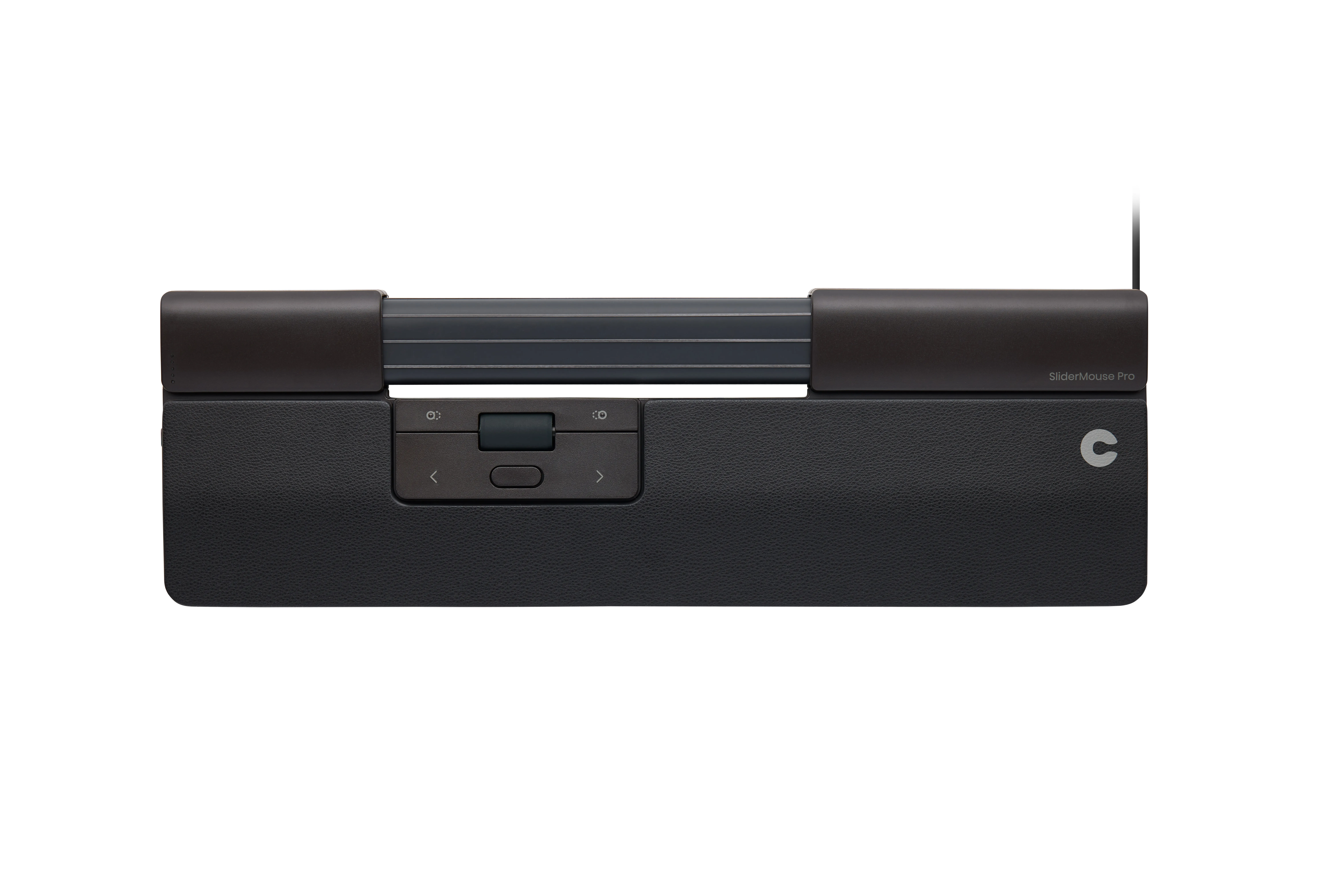 Contour SliderMouse Pro Wired Slim Wrist Rest Vegan leather