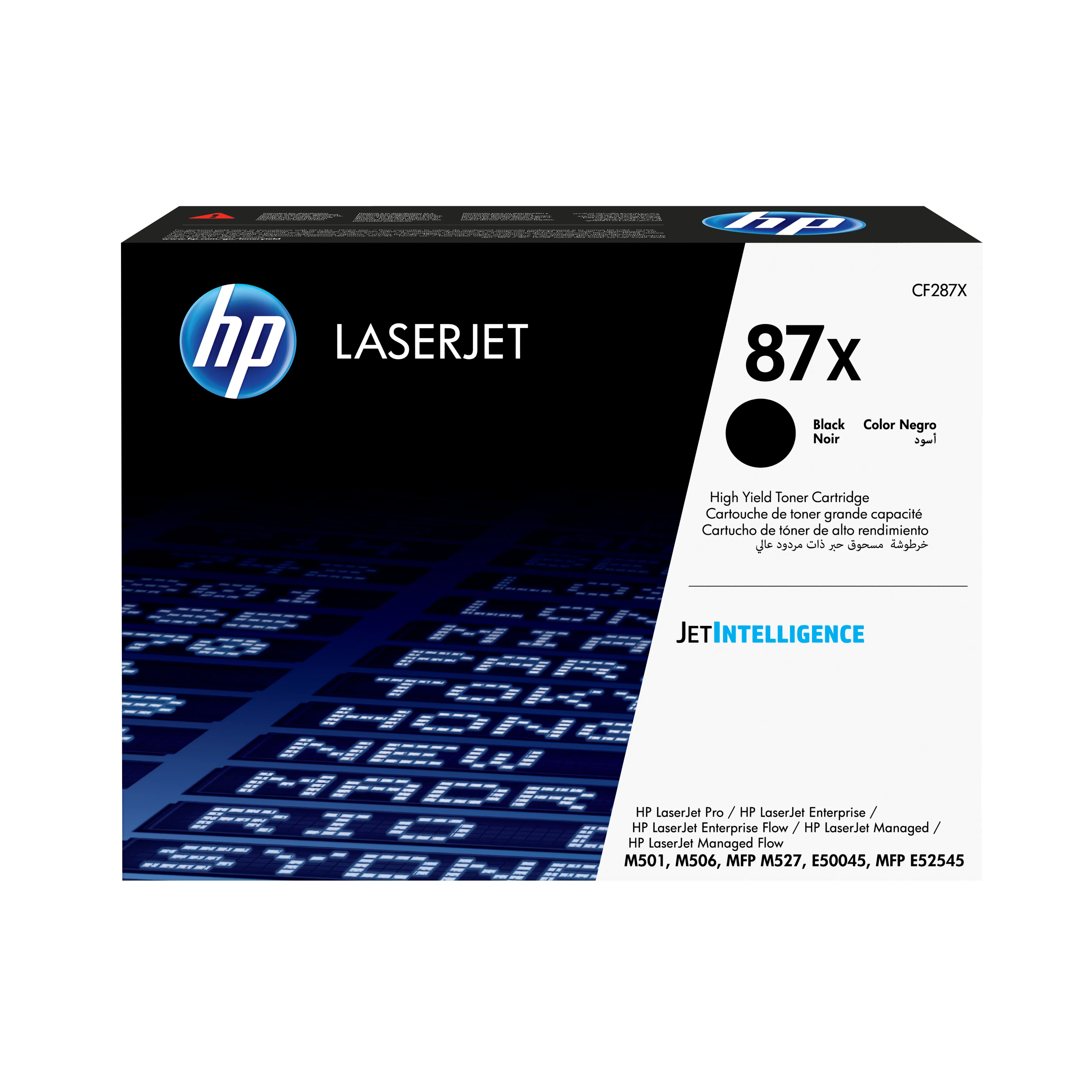 HP 87X CF287X High Yield toner cartridge, Black