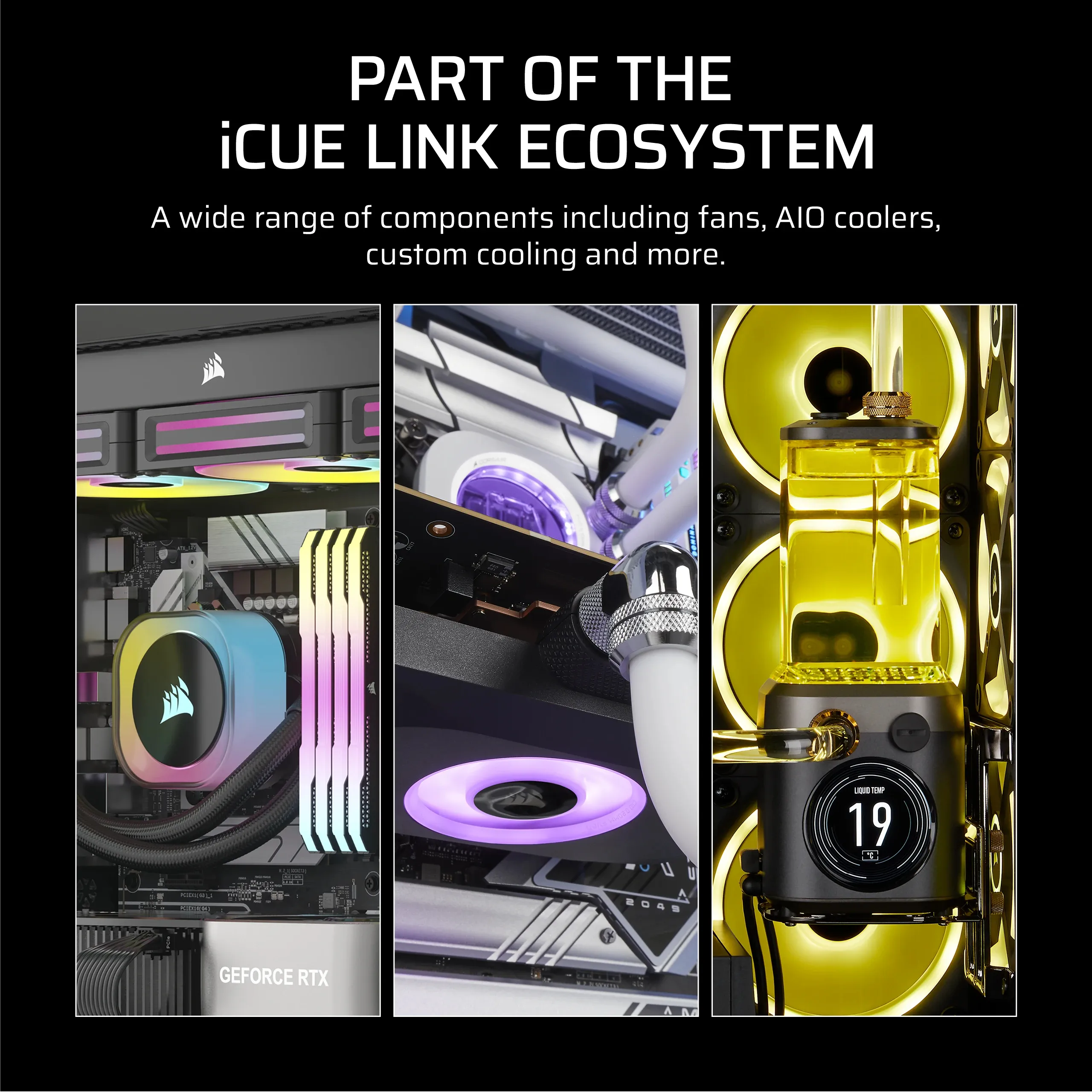 Case Acc Corsair Fan iCUE LINK RX120 RGBMax 1x12bk