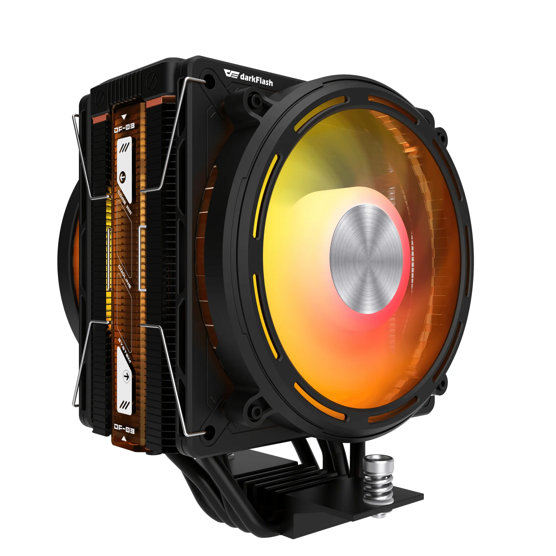 DARKFLASH E400 PLUS CPU Heatsink, Black