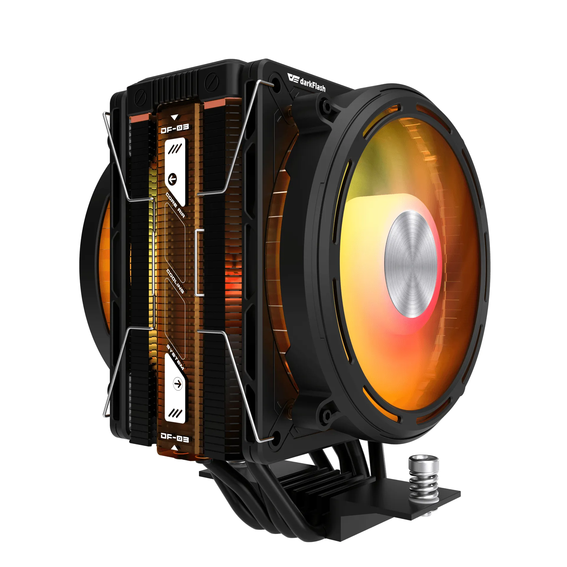 DARKFLASH E400 PLUS CPU Heatsink, Black