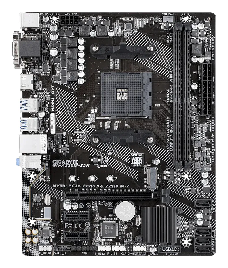 Gigabyte A320M-Gaming, mATX motherboard