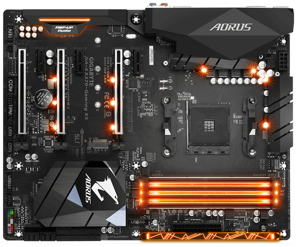 Gigabyte AX370 Gaming K5 ATX - motherboard