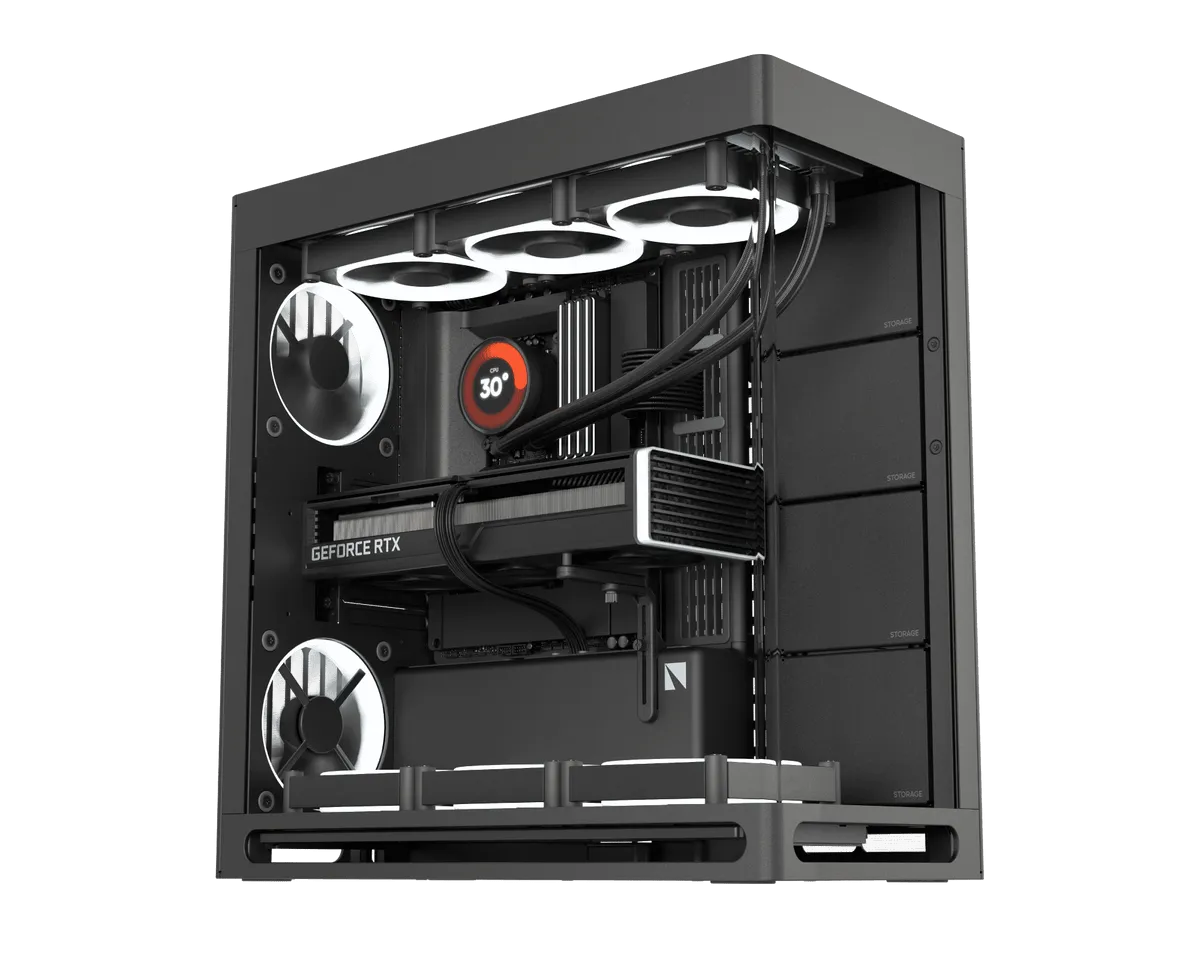 HAVN HS 420 - midi tower case, black