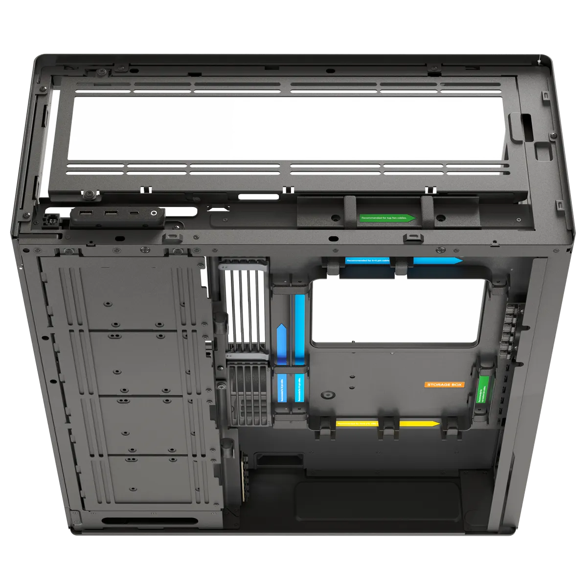 HAVN HS 420 - midi tower case, black