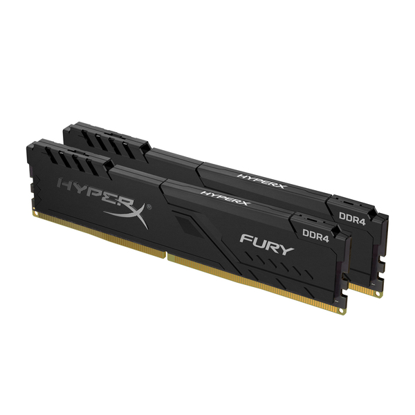 Kingston 16 GB (2 x 8 GB) HyperX Fury, DDR4 3200 MHz - minne, svart