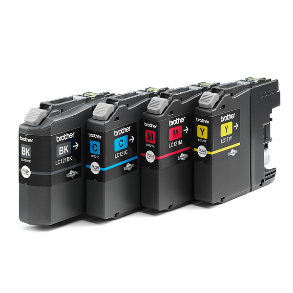 Brother  LC121VALBP - ink cartridge, Black, Cyan, Magenta, Yellow