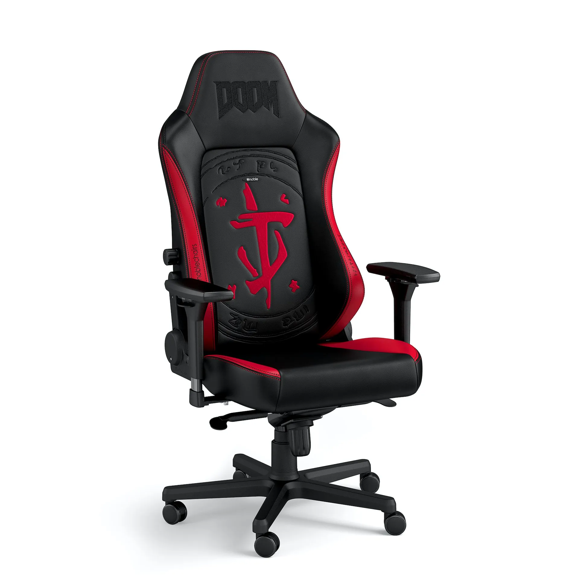 Noblechairs HERO DOOM Edition - spelstol, svart/röd