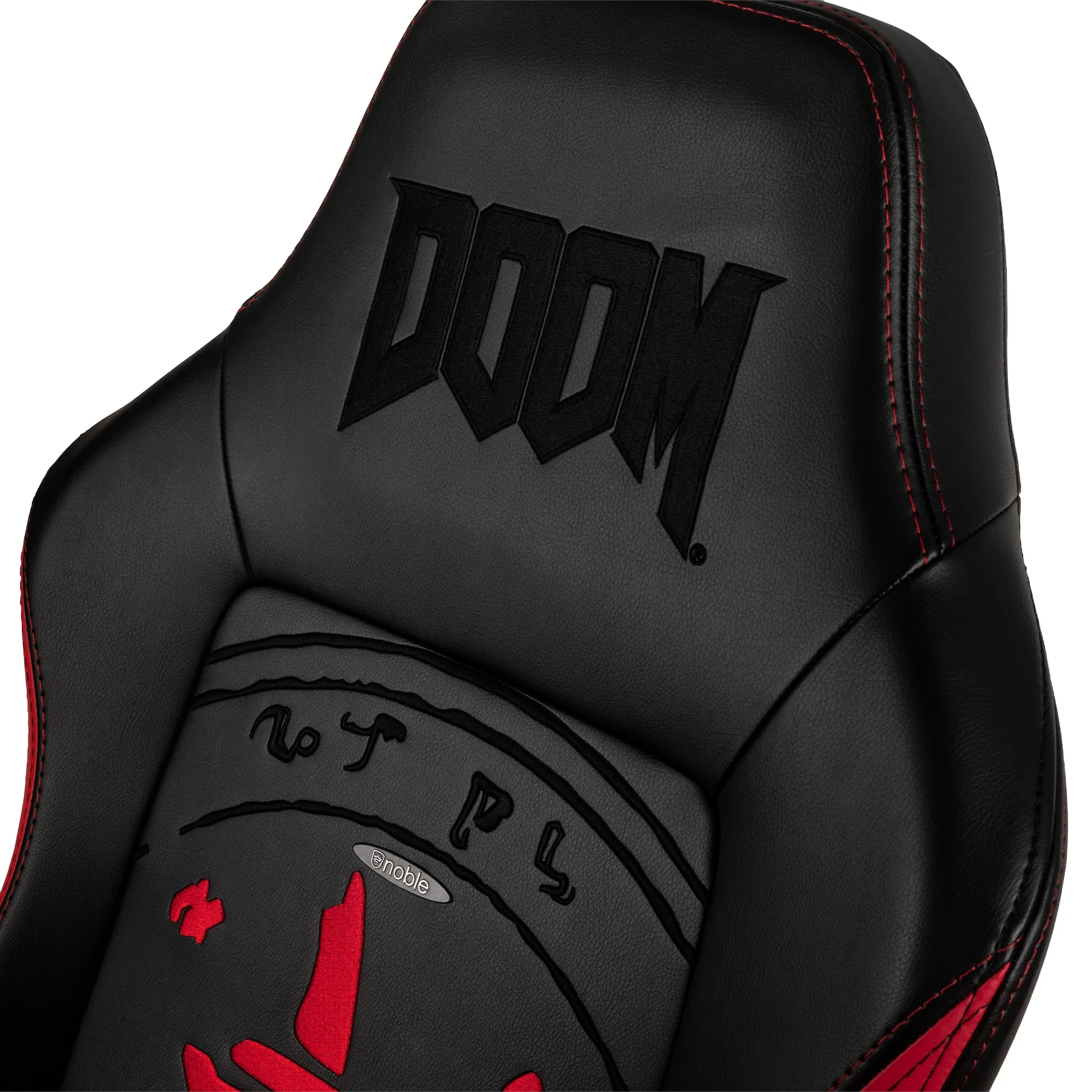 Noblechairs HERO DOOM Edition - spelstol, svart/r&ouml;d