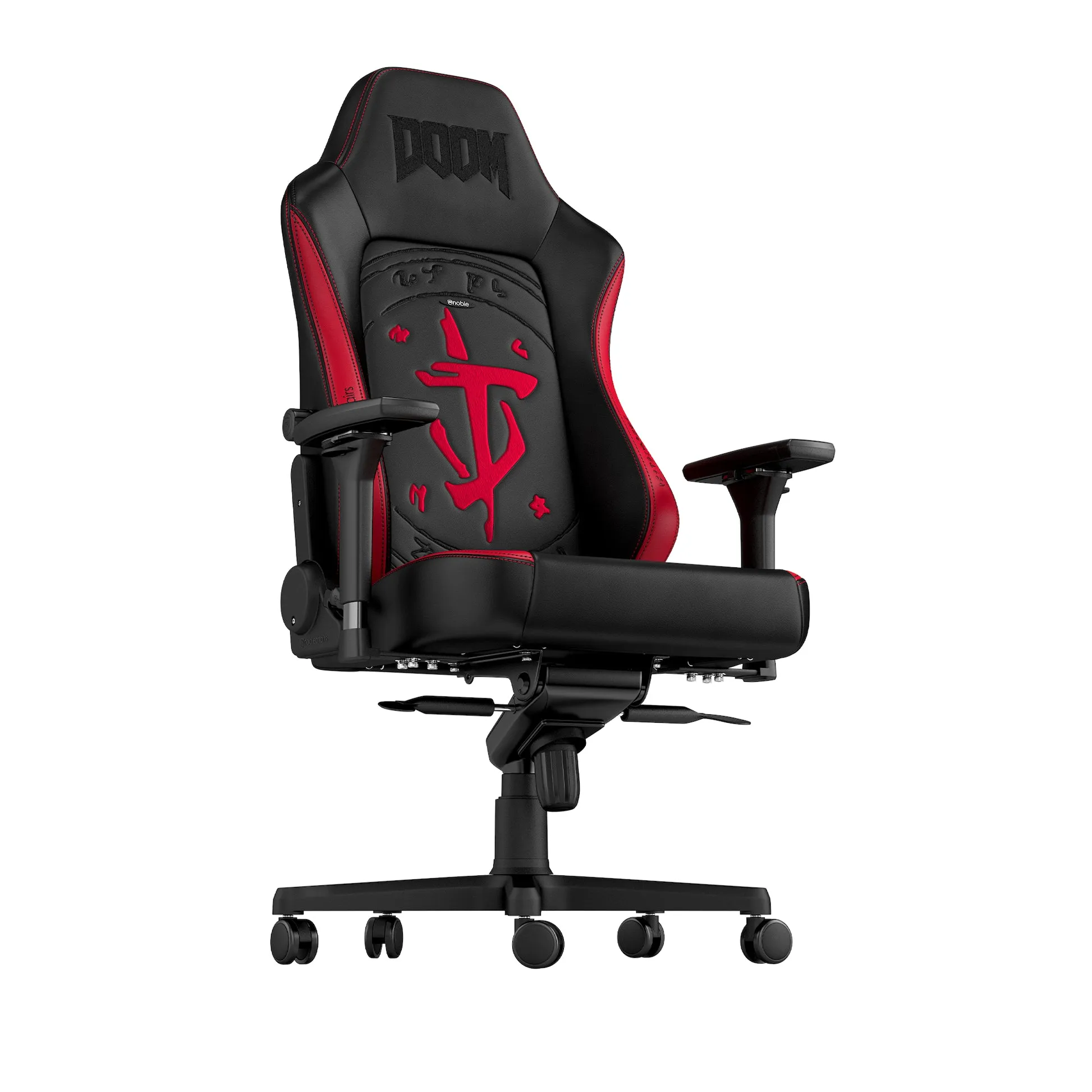 Noblechairs HERO DOOM Edition - spelstol, svart/r&ouml;d