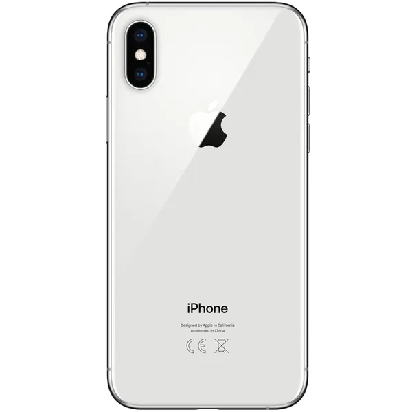 Renoverad iPhone XS 256 GB - mobiltelefon, Silver (Mycket bra skick)