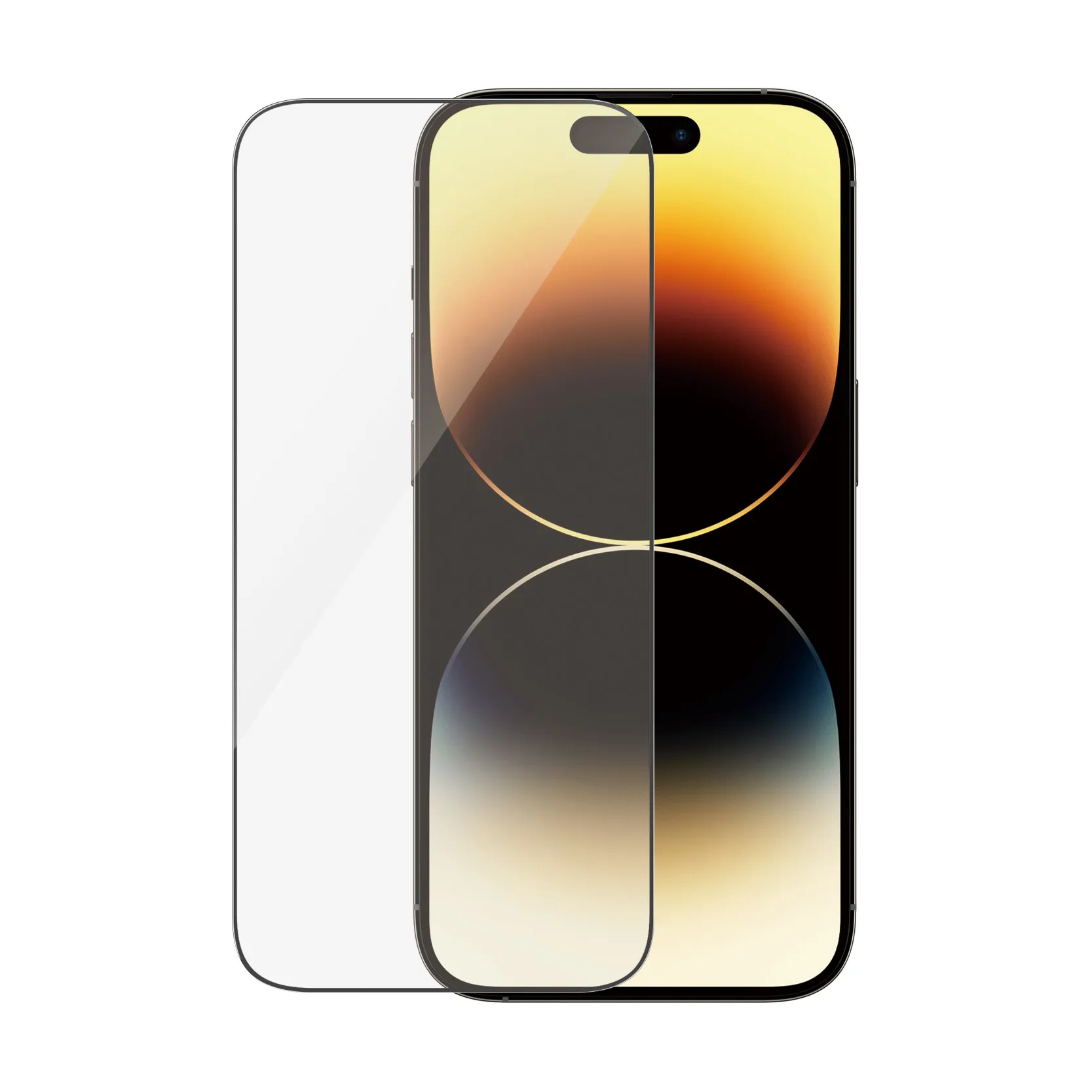 (Fyndh&ouml;rnan) PanzerGlass Ultra-Wide Fit iPhone 14 Pro - sk&auml;rmskydd