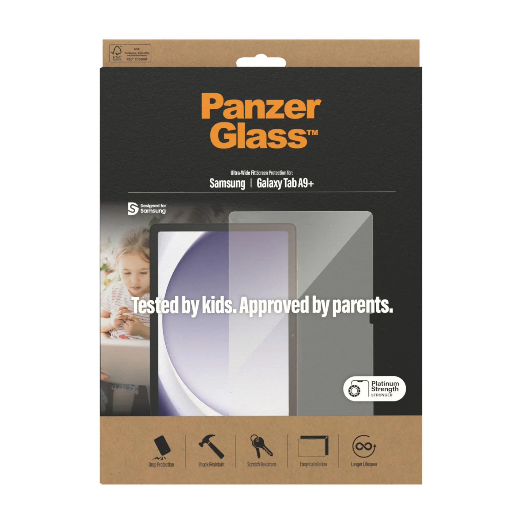 PanzerGlass Ultra-Wide Fit Galaxy Tab A9 Plus - Screen Protector