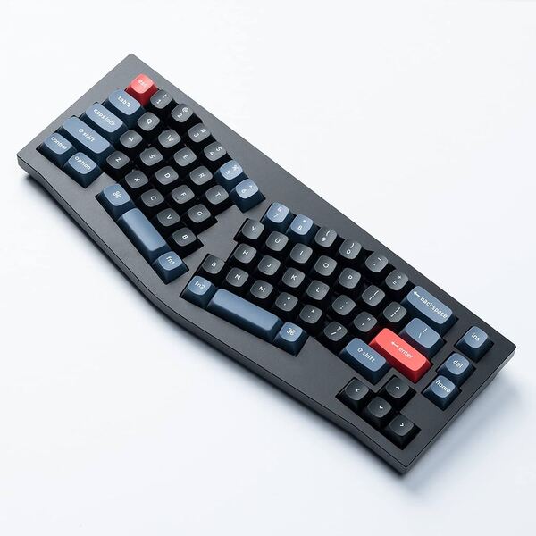 Keychron Q8 65% Alice -mekaaninen ergonominen n&auml;pp&auml;imist&ouml;, Gateron G Pro Brown, Carbon Black