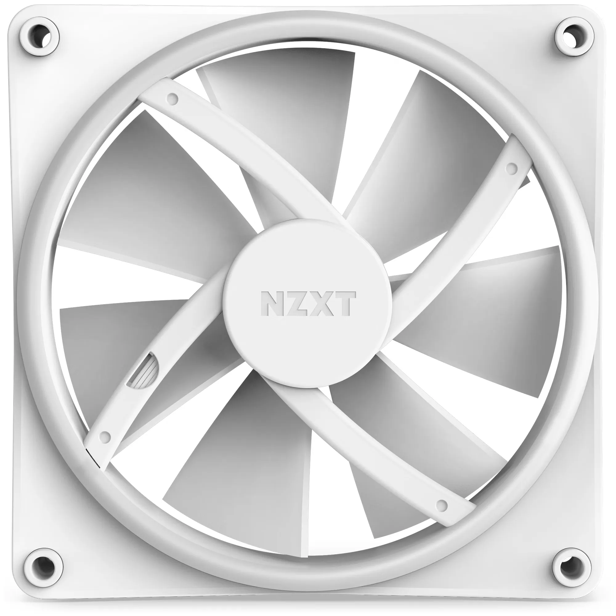 NZXT F120P RGB Duo, 120mm -kotelotuuletin, valkoinen, 2kpl