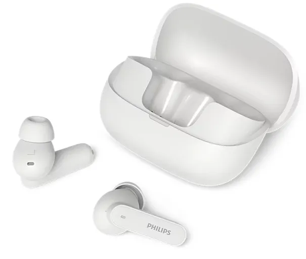 Philips TAT3000WT/00 Wireless Earbuds, White