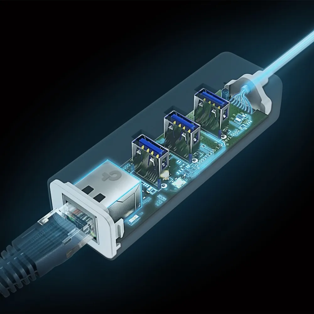 TP-Link UE330C USB-C - 3xUSB-A + LAN  -USB hub