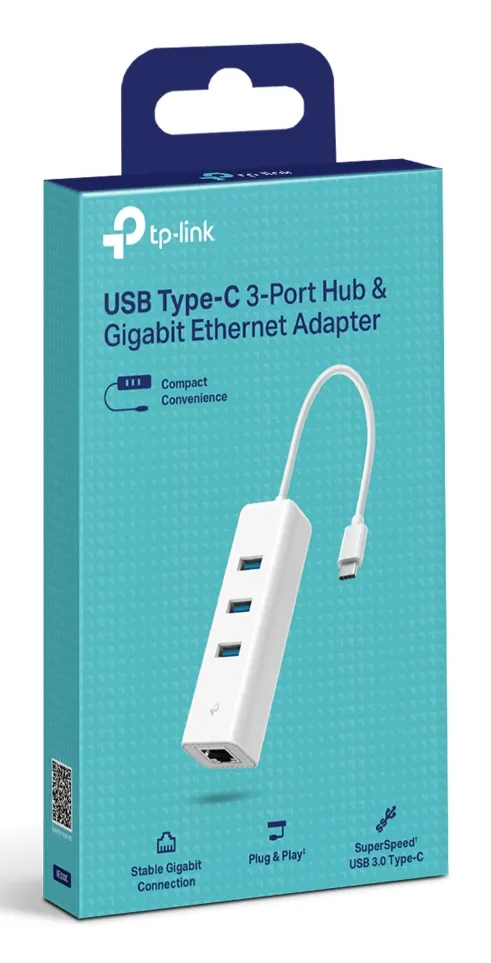 TP-Link UE330C USB-C - 3xUSB-A + LAN  -USB hub