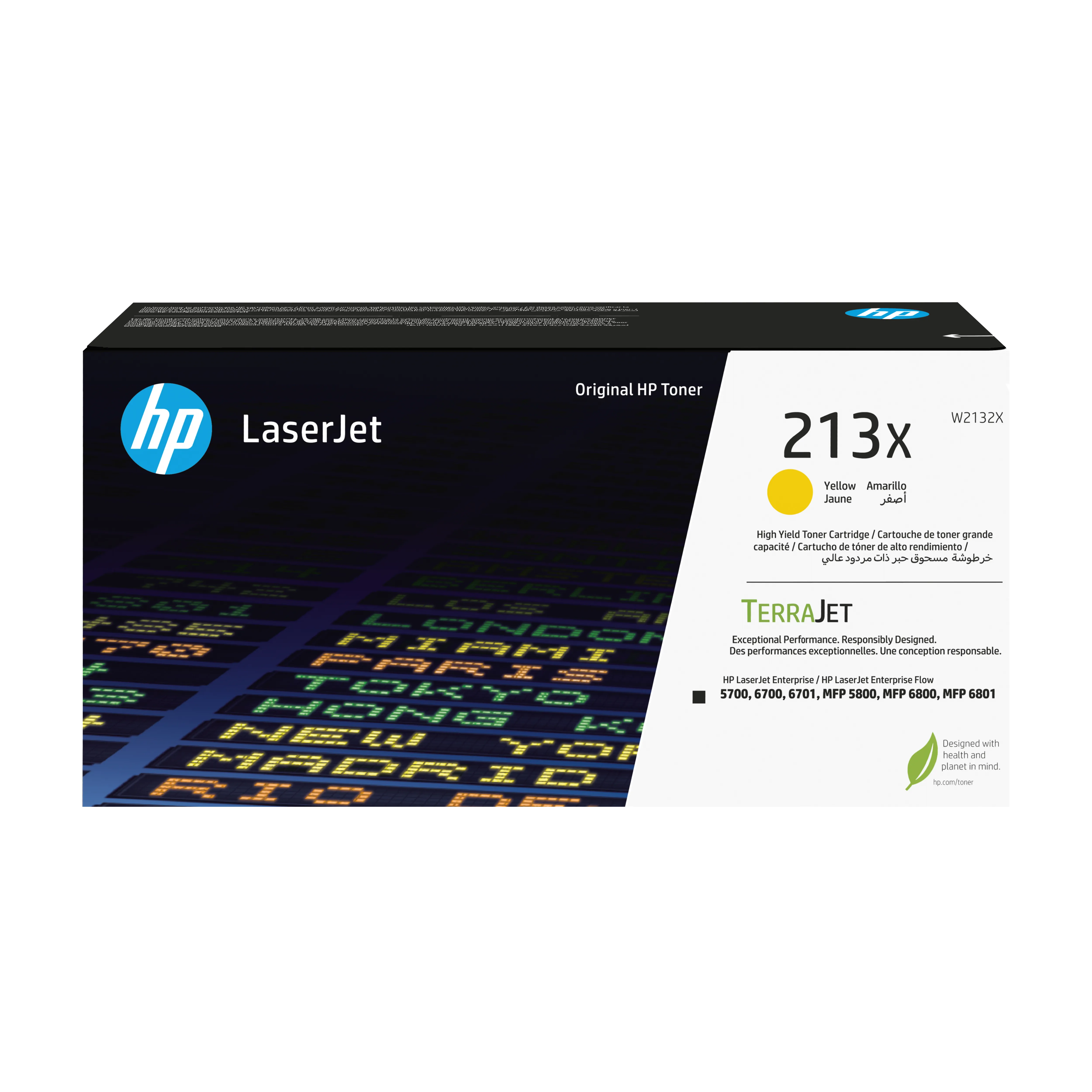HP 213X lasertoner, gul