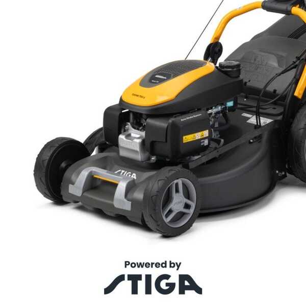 STIGA Combi 753 V -itsevet&auml;v&auml; bensiinik&auml;ytt&ouml;inen ruohonleikkuri, 167 cm&sup3;, 51 cm, 60 litraa
