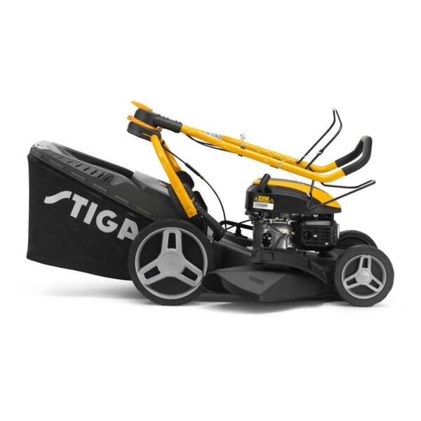 STIGA Combi 753 V -itsevet&auml;v&auml; bensiinik&auml;ytt&ouml;inen ruohonleikkuri, 167 cm&sup3;, 51 cm, 60 litraa