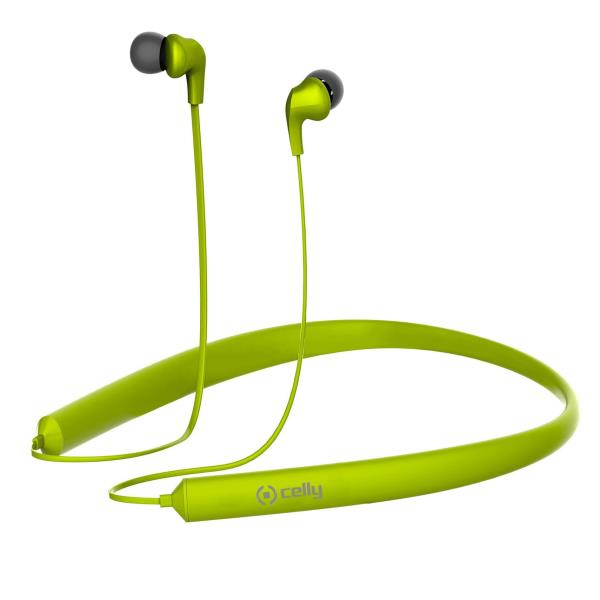 CELLY BLUETOOTH NECK BAND YELLOW &quot;LIME&quot;