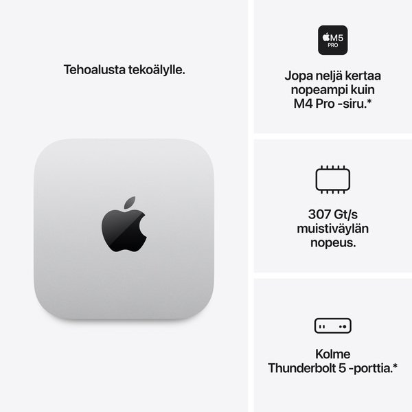 Apple Mac mini M5 Pro (15/16) 24GB, 512GB - desktop