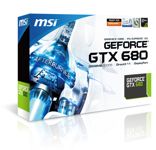 MSI GeForce GTX 680 2GB - Graphics card