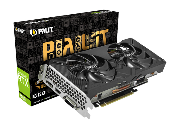 Palit GeForce RTX 2060 Dual OC -n&auml;yt&ouml;nohjain