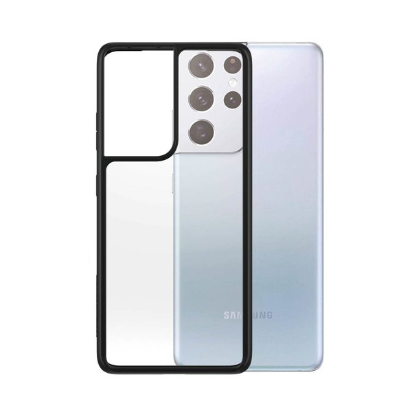 PanzerGlass ClearCase, Galaxy S21 Ultra - Case, Black, Transparent