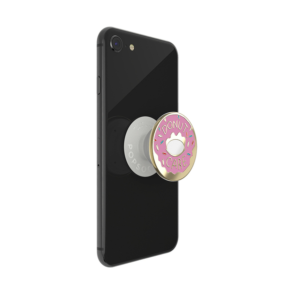 POPSOCKETS Enamel Donut Avtagbart Grip med St&auml;llfunktion Premium