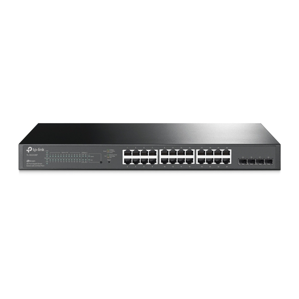 TP-Link JetStream 28-Port Gigabit Smart Switch with 24-Port PoE+