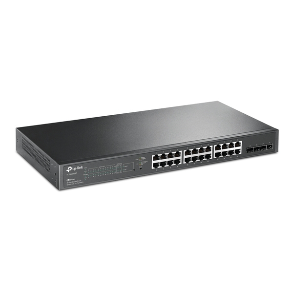 TP-Link JetStream 28-Port Gigabit Smart Switch with 24-Port PoE+