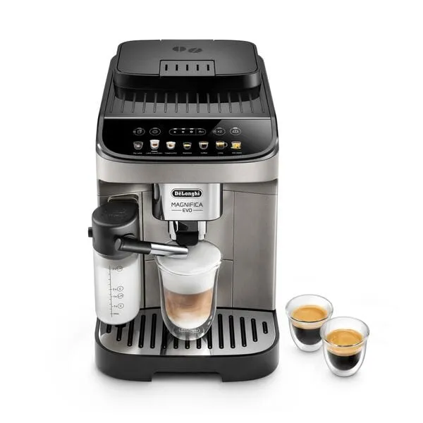 Delonghi Magnifica Evo - espresso machine, fully automatic, Black, Titanium