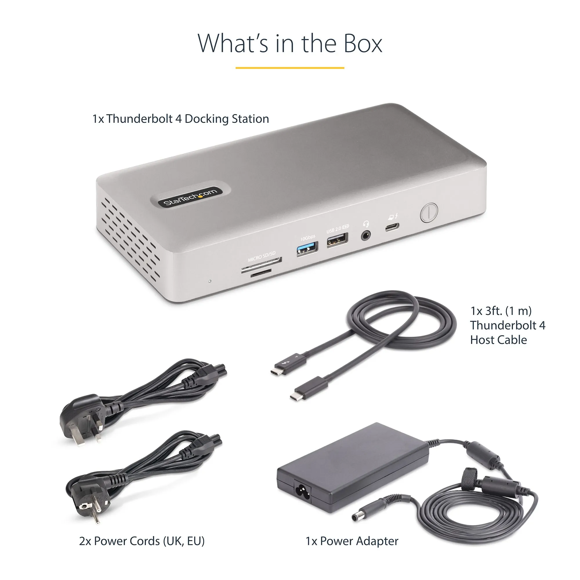 Startech Thunderbolt 4 Multi-Display Dock 7x USB -telakointiasema