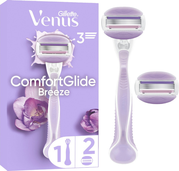 Gillette Venus Comfortglide Breeze -shaver + 2 blades
