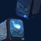 MOB Wavy Light Abyss 2.0 Bluetooth b&auml;rbar h&ouml;gtalare, abyssbl&aring;