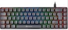 GAMIAC TKL69G -mekaaninen pelin&auml;pp&auml;imist&ouml;, Kailh Blue, musta/harmaa