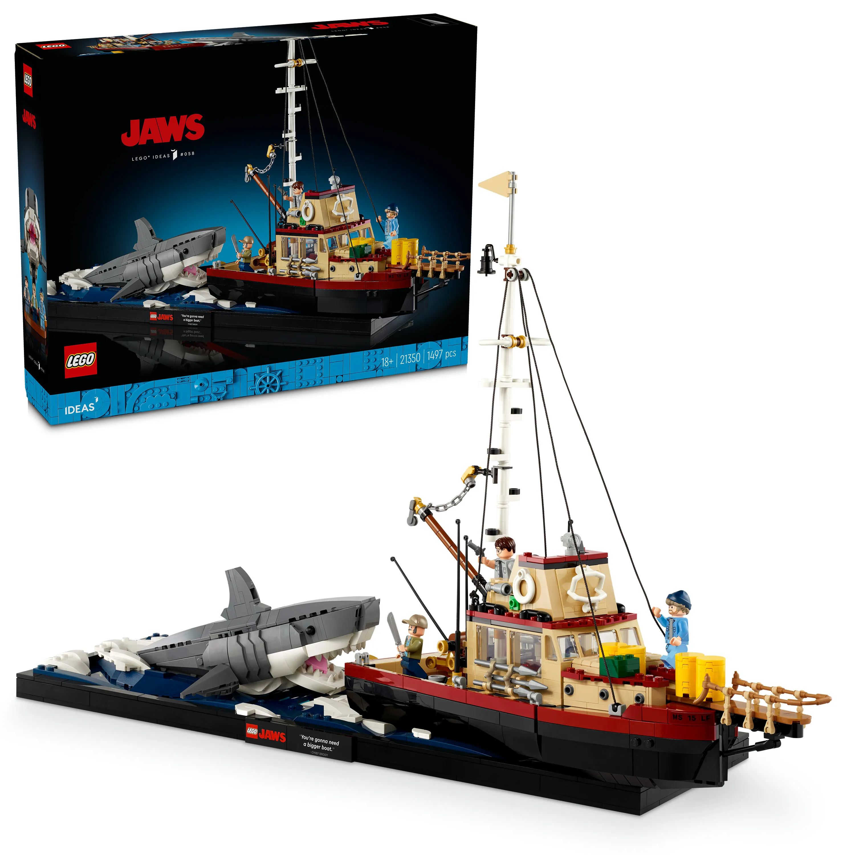 LEGO Ideas Jaws 21350 LEGO Ideas Jaws 21350