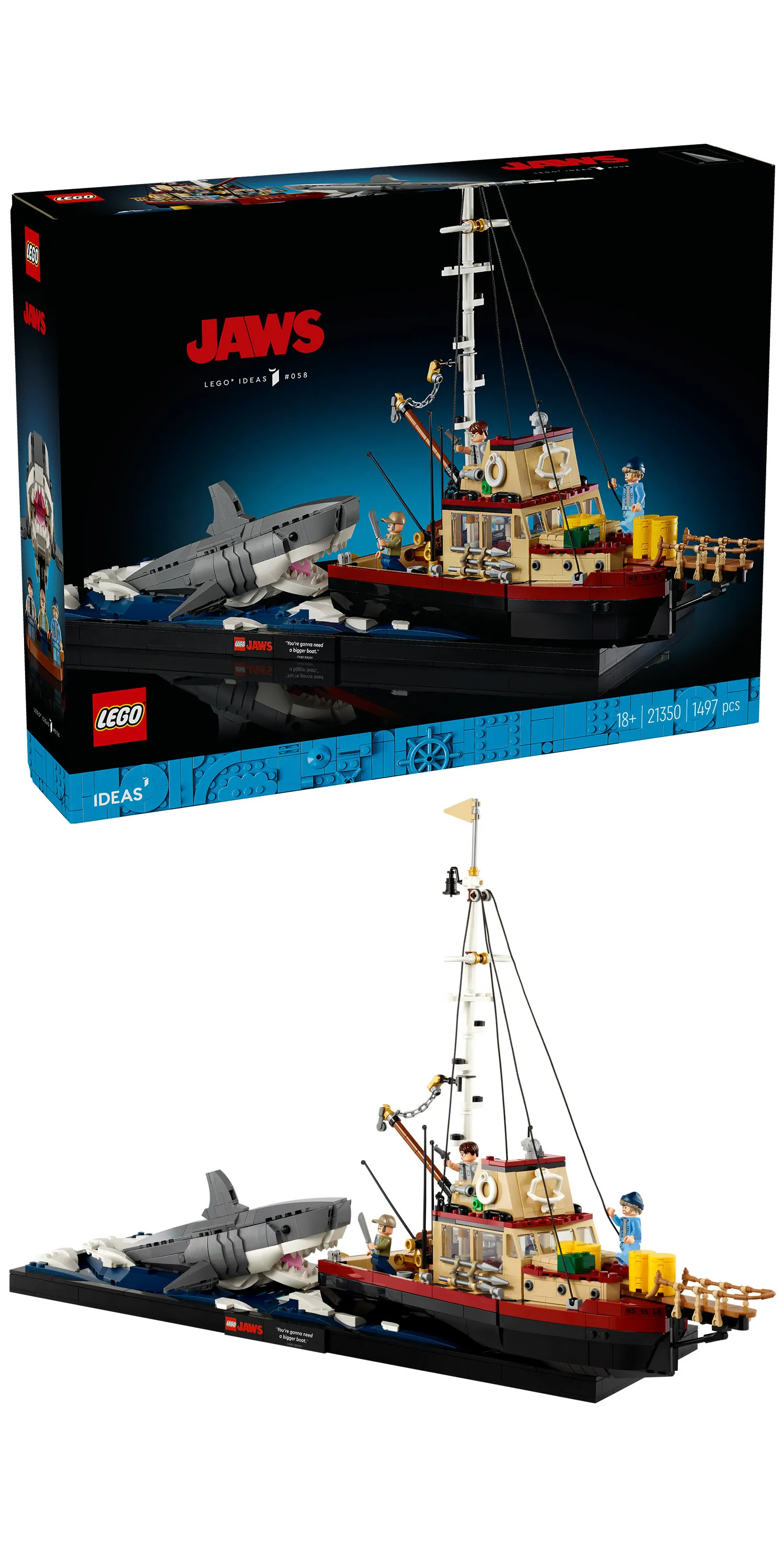 LEGO Ideas Jaws 21350 LEGO Ideas Jaws 21350