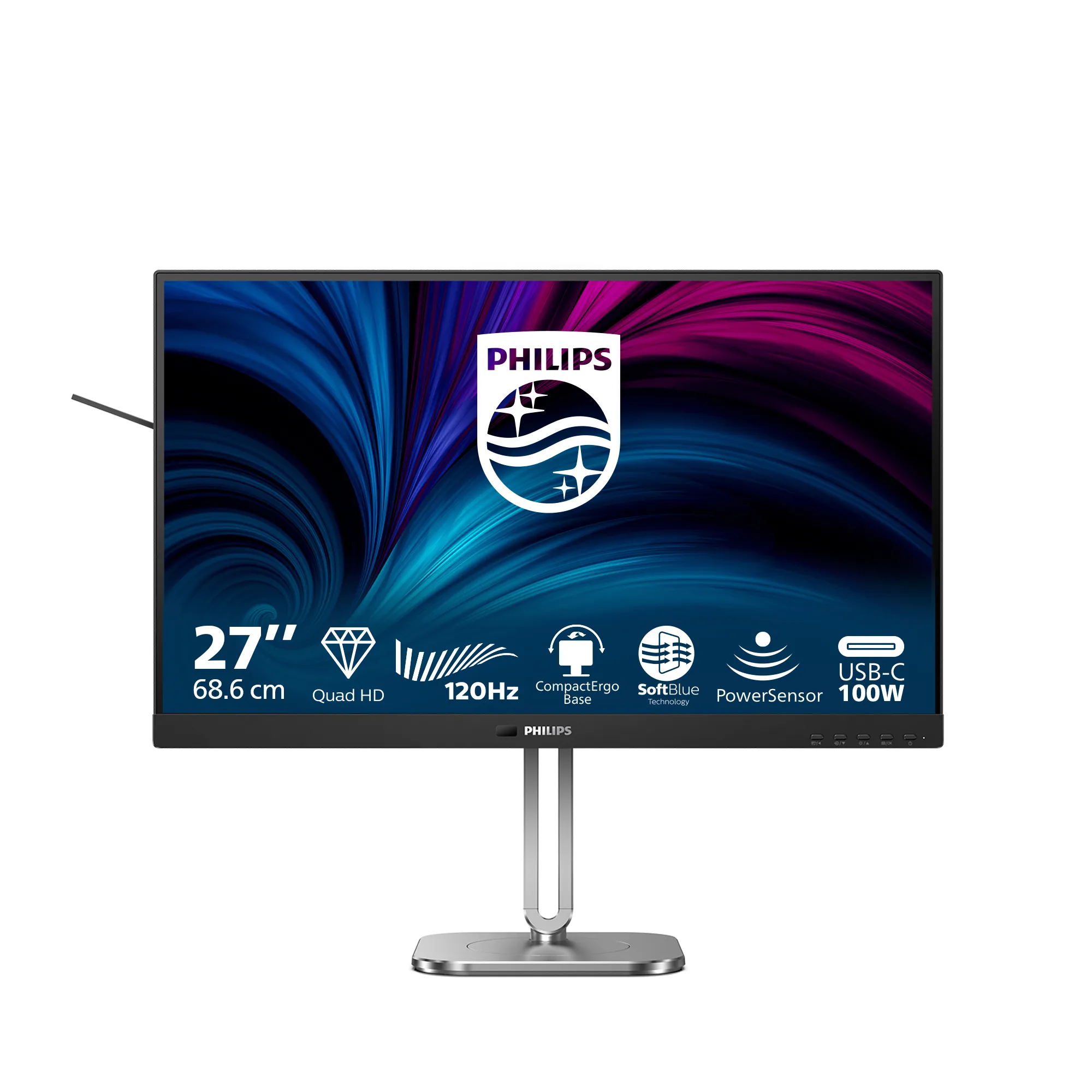 Philips 27" 27B2U4601/00 QHD, IPS - monitor