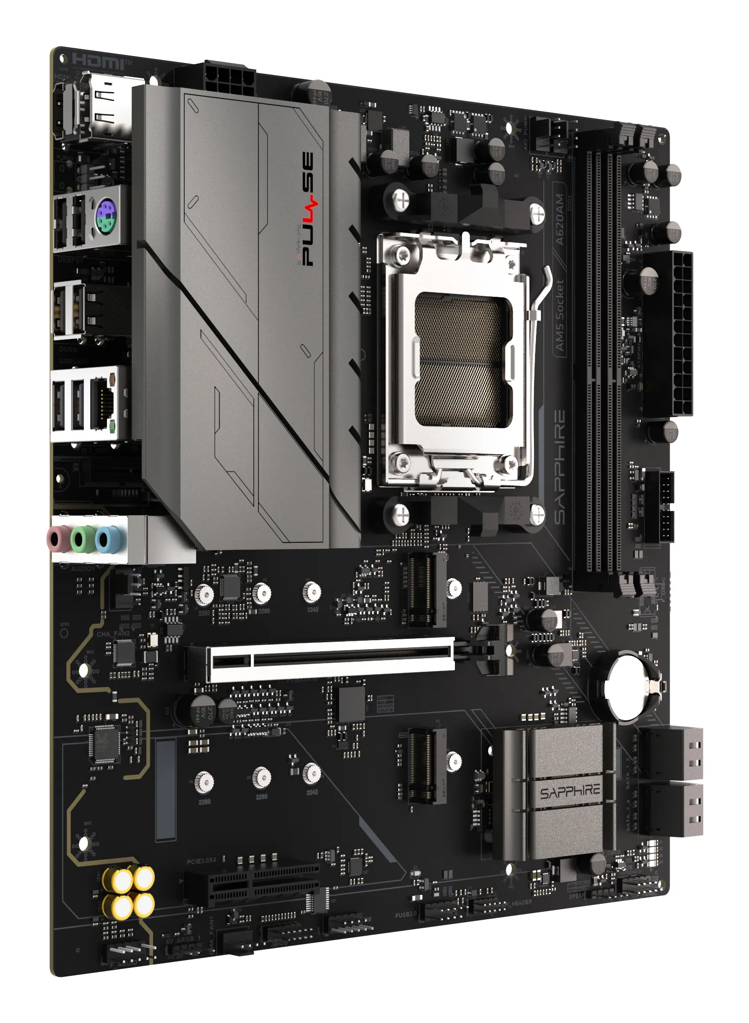 Sapphire PULSE A620AM AM5 mATX moderkort